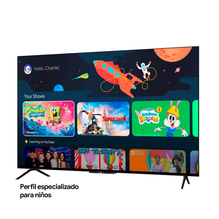 Televisor Kalley de 50" calidad QLED 4K UHD Smart TV con control por voz
