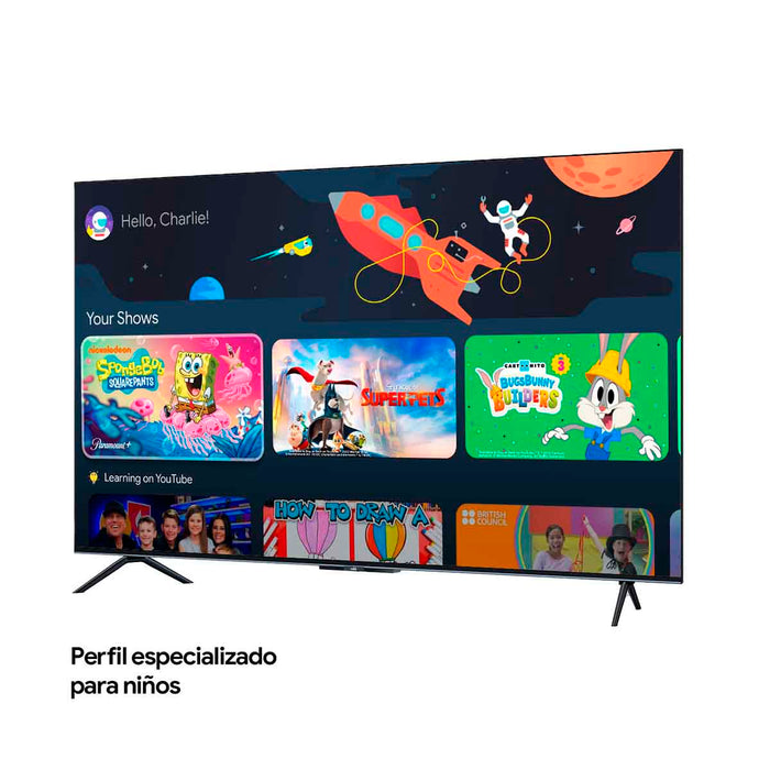 Televisor Kalley de 65" calidad QLED 4K con funciones inteligentes