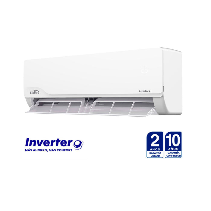 Aire acondicionado Kalley 12.000 BTU Inverter 115V bajo consumo