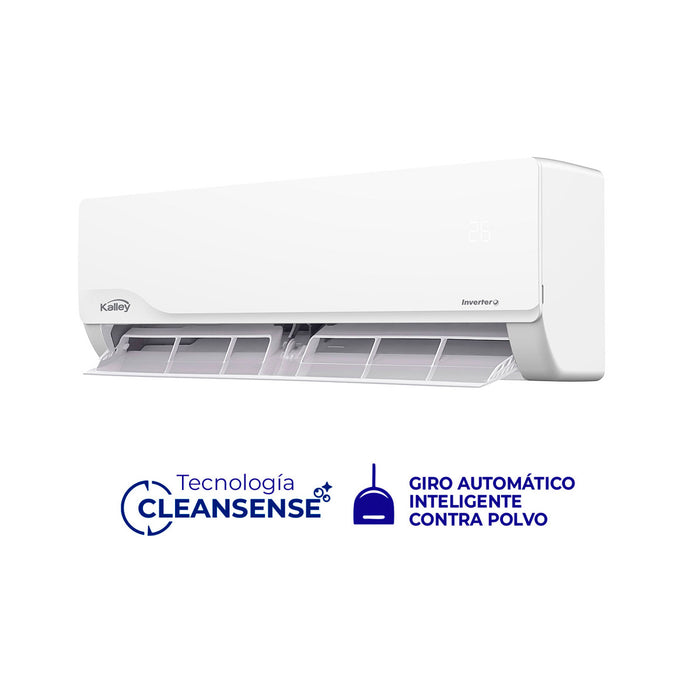 Aire acondicionado Kalley 12.000 BTU Inverter 115V bajo consumo