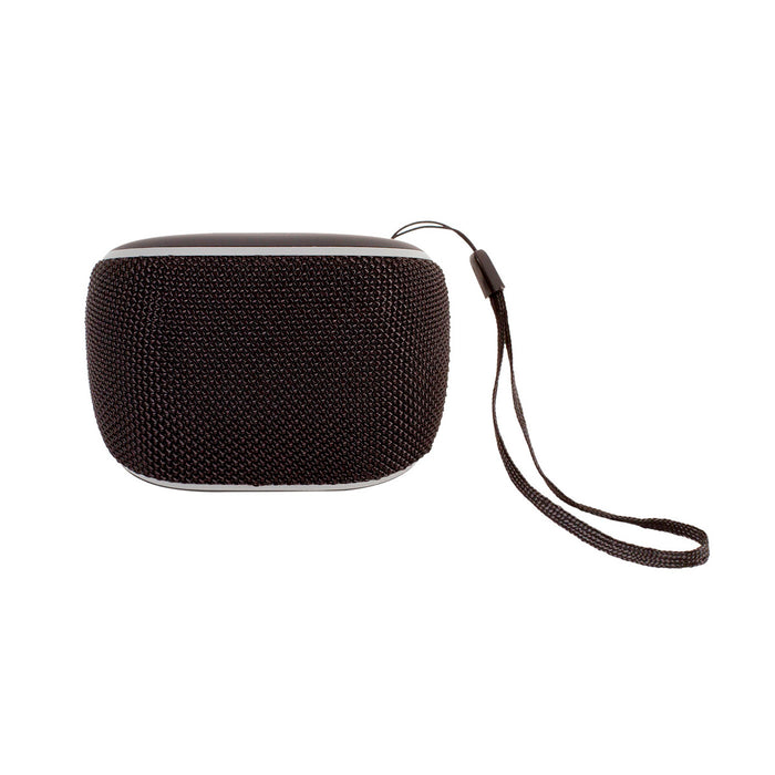 Parlante portátil Kalley con conexión Bluetooth, radio FM, USB y microSD color negro