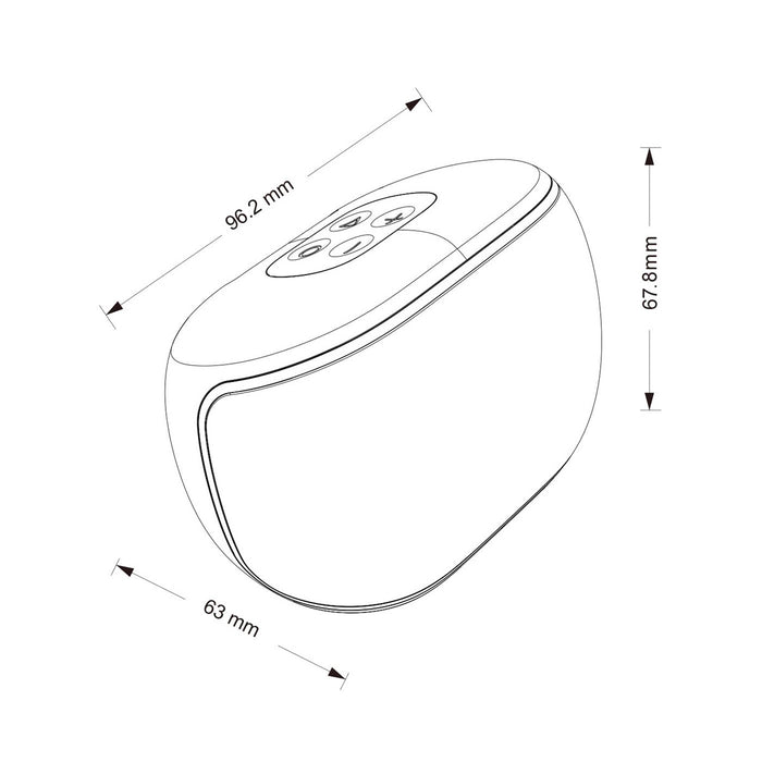 Parlante portátil Kalley con conexión Bluetooth, radio FM, USB y microSD color gris