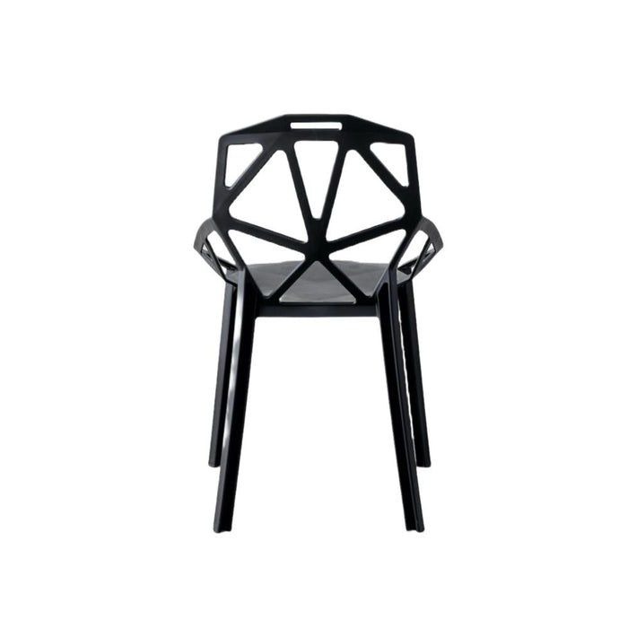 Silla Roxy, Color Negro, Con espaldar y diseño Moderno