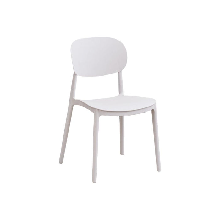 Silla Milan, Color Blanco, Con espaldar y diseño Moderno