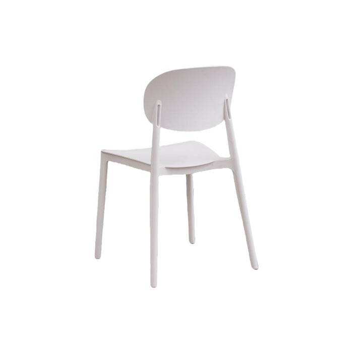 Silla Milan, Color Blanco, Con espaldar y diseño Moderno
