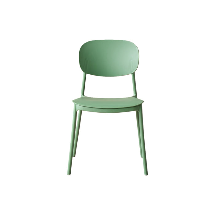 Silla Milan, Color Verde, Con espaldar y diseño Moderno