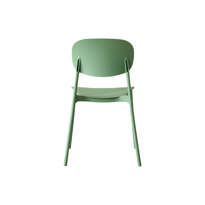Silla Milan, Color Verde, Con espaldar y diseño Moderno