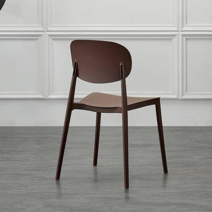 Silla Milán, Color Café, con Espaldar y Diseño Moderno