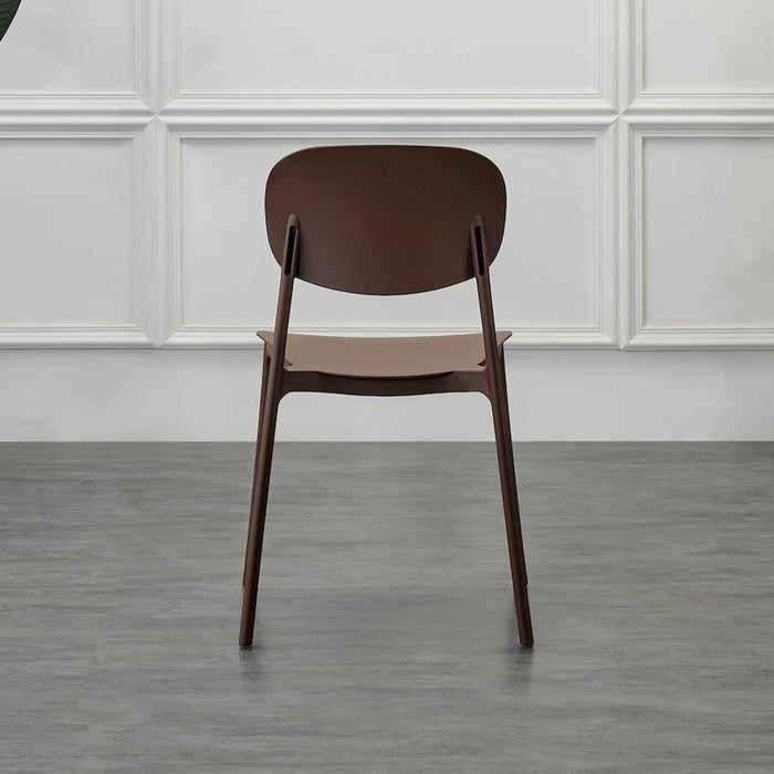 Silla Milán, Color Café, con Espaldar y Diseño Moderno