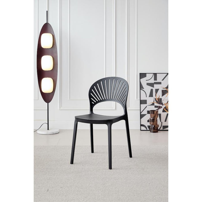 Silla Paraiso, Color Negro, Con espaldar y diseño Moderno