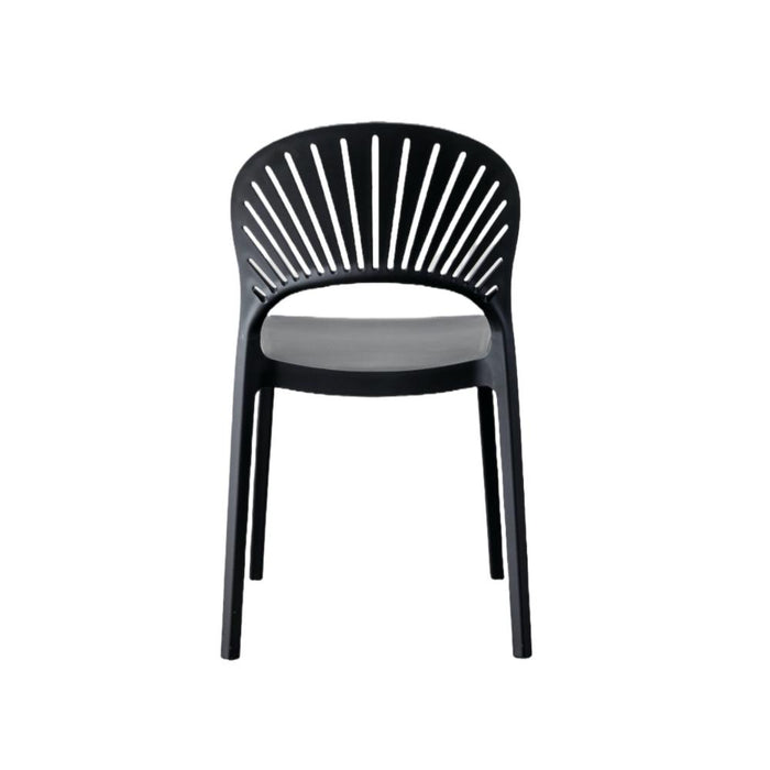 Silla Paraiso, Color Negro, Con espaldar y diseño Moderno