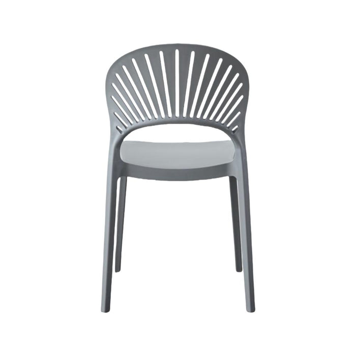 Silla Paraiso, Color Gris Oscuro, Con espaldar y Diseño moderno