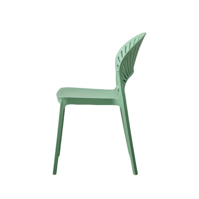 Silla Paraiso, Color Verde Oliva, Con espaldar y Diseño moderno