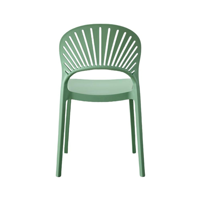 Silla Paraiso, Color Verde Oliva, Con espaldar y Diseño moderno