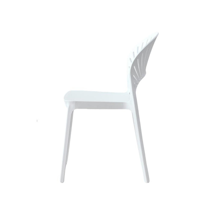 Silla Paraiso, Color Blanco, Con espaldar y diseño Moderno