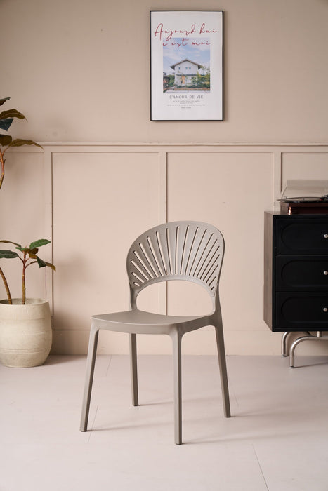 Silla Paraiso, Color Taupe, Con espaldar y Diseño moderno