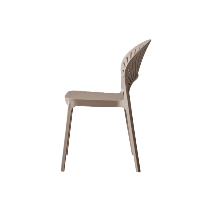 Silla Paraiso, Color Taupe, Con espaldar y Diseño moderno