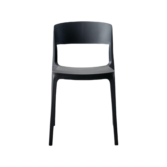Silla Monaco, Color Negro, Con espaldar y diseño Moderno