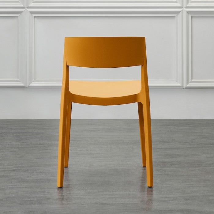 Silla Mónaco, Color Naranja, Diseño Moderno