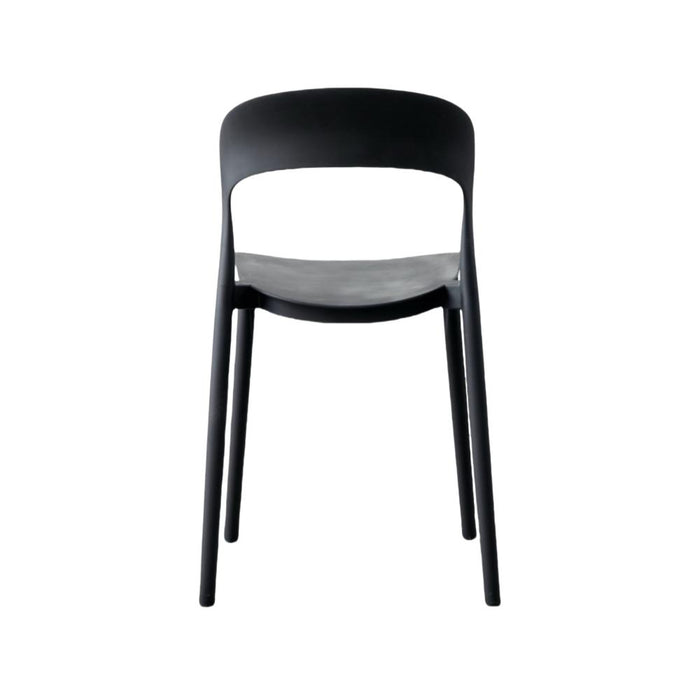 Silla Patrick, Color Negro, Con espaldar y diseño Moderno