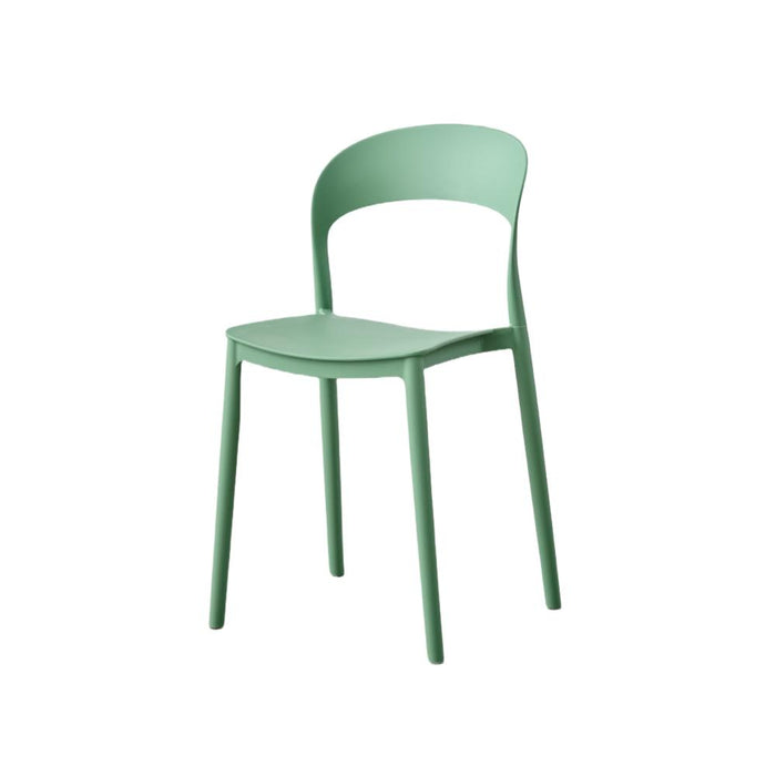 Silla Patrick, Color Verde Oliva, Con espaldar y diseño Moderno