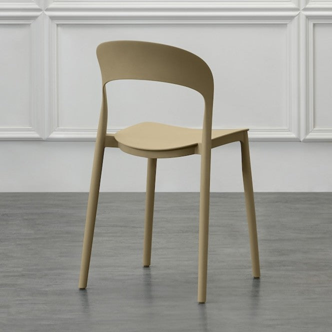 Silla Patrick, Color Khaki, con Espaldar y Diseño Moderno