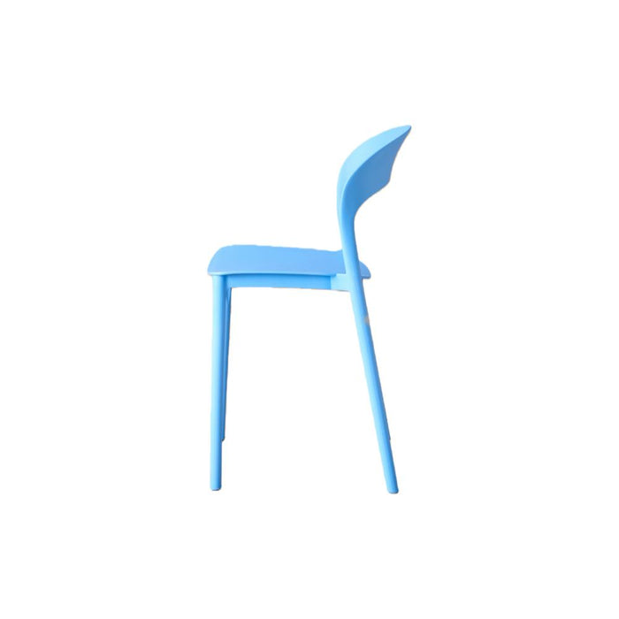 Silla Patrick, Color Azul, Con espaldar y diseño Moderno