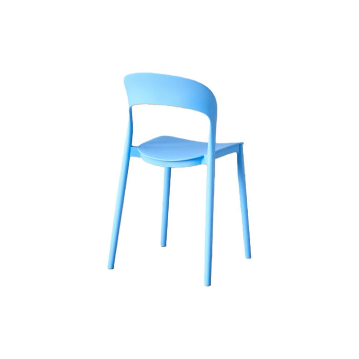 Silla Patrick, Color Azul, Con espaldar y diseño Moderno