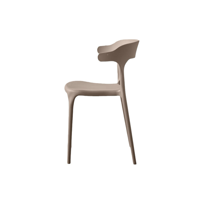 Silla Elena, Color Taupe, Diseño Moderno