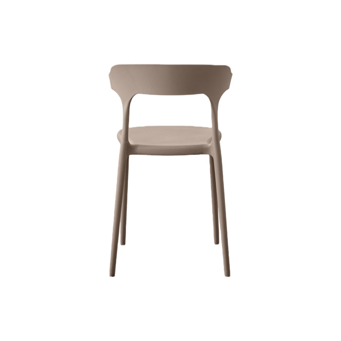 Silla Elena, Color Taupe, Diseño Moderno