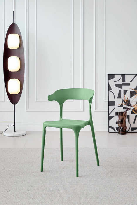 Silla Elena, Color Verde, Diseño Moderno