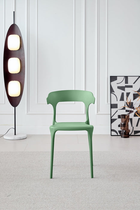 Silla Elena, Color Verde, Diseño Moderno