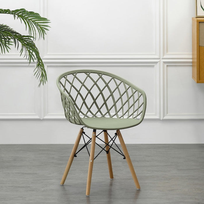 Silla Oasis con Brazos, Color Verde, con Espaldar