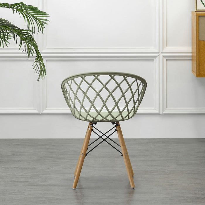Silla Oasis con Brazos, Color Verde, con Espaldar