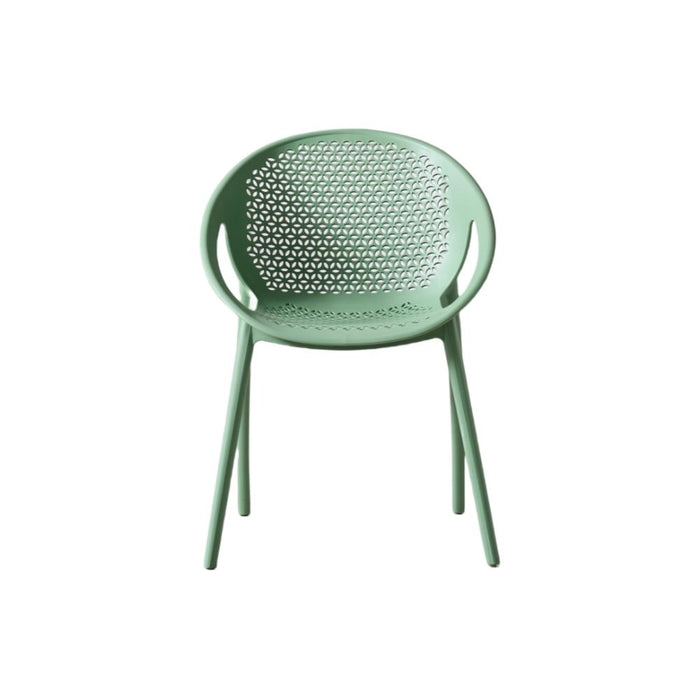 Silla Selva Con Brazos, Color Verde Olivo, Con espaldar