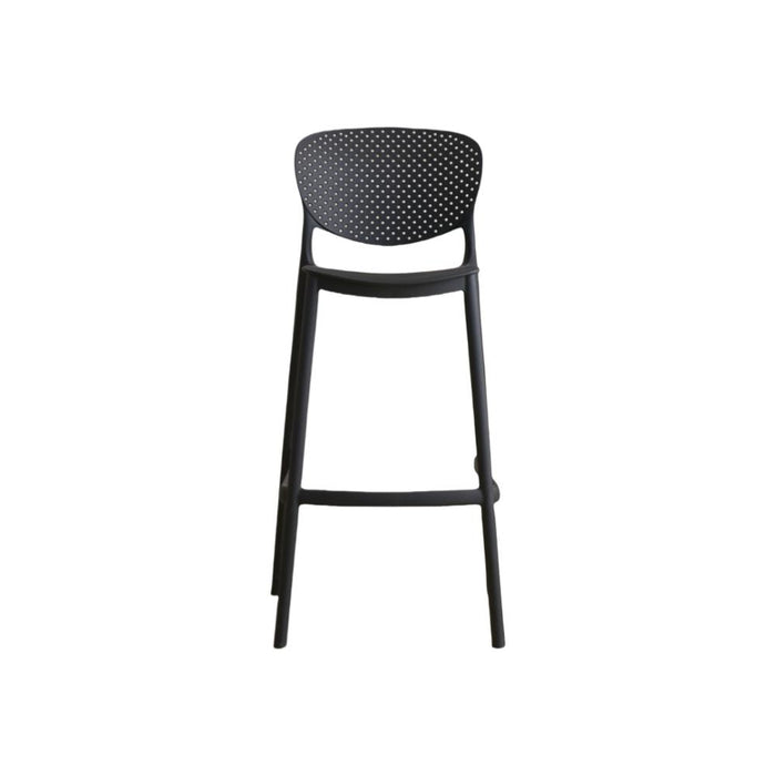 Butaco para Barra Rio, Color Negro, Diseño Moderno