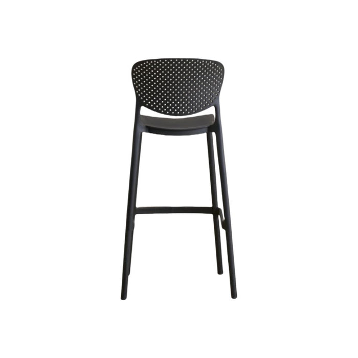 Butaco para Barra Rio, Color Negro, Diseño Moderno