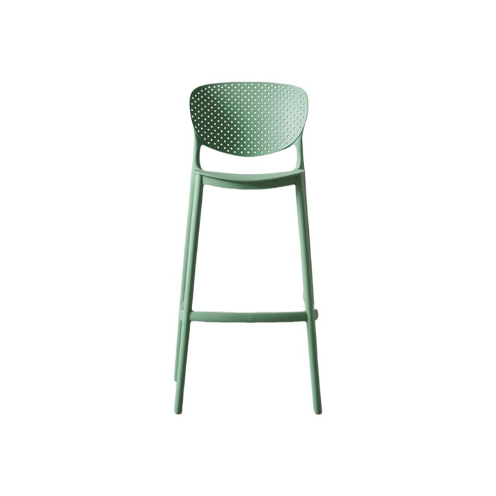 Silla para Bar Rio, Color Verde Olivo, Diseño Moderno