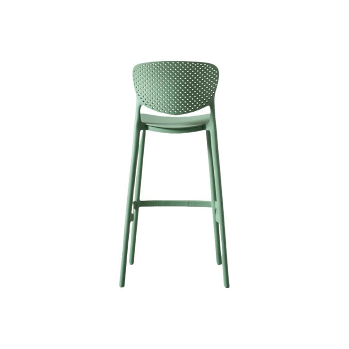 Silla para Bar Rio, Color Verde Olivo, Diseño Moderno