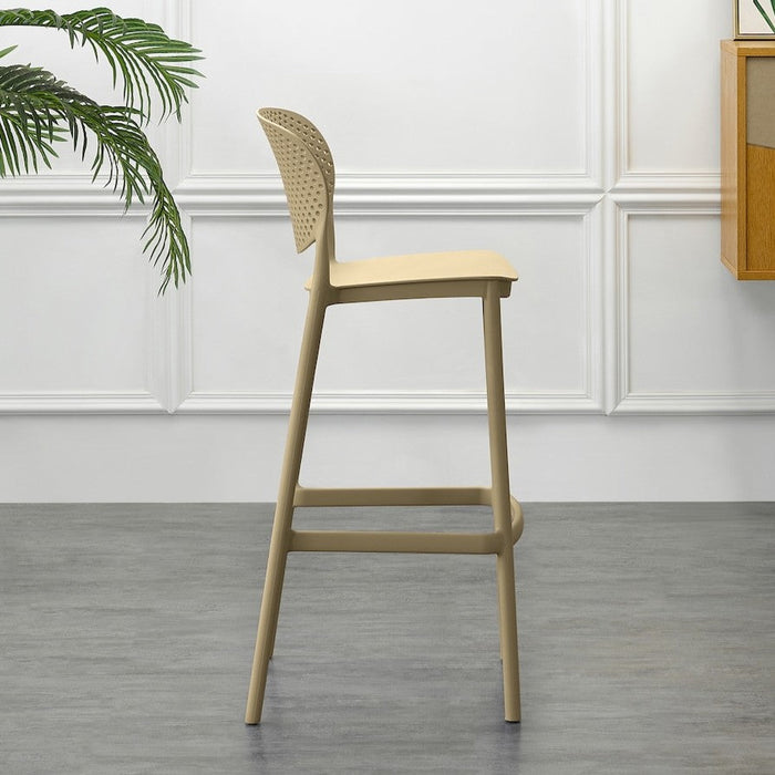 Silla para Bar Río, Color Khaki, Diseño Moderno