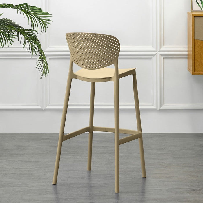 Silla para Bar Río, Color Khaki, Diseño Moderno