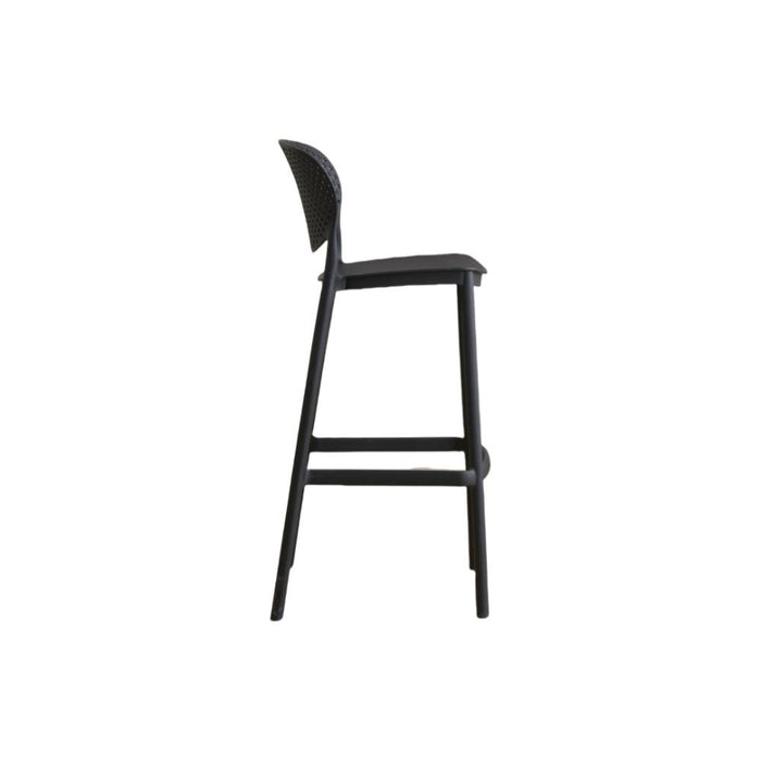 Butaco Alto Rio, Color Negro, Diseño Moderno