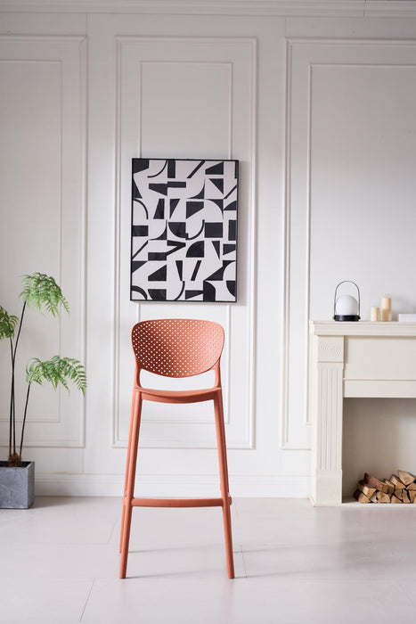 Butaco Alto Rio, Color Terracota, Diseño Moderno