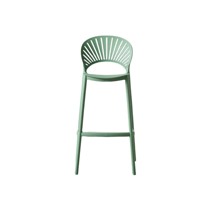Silla para Bar Paraiso, Color Verde Olivo, Diseño moderno