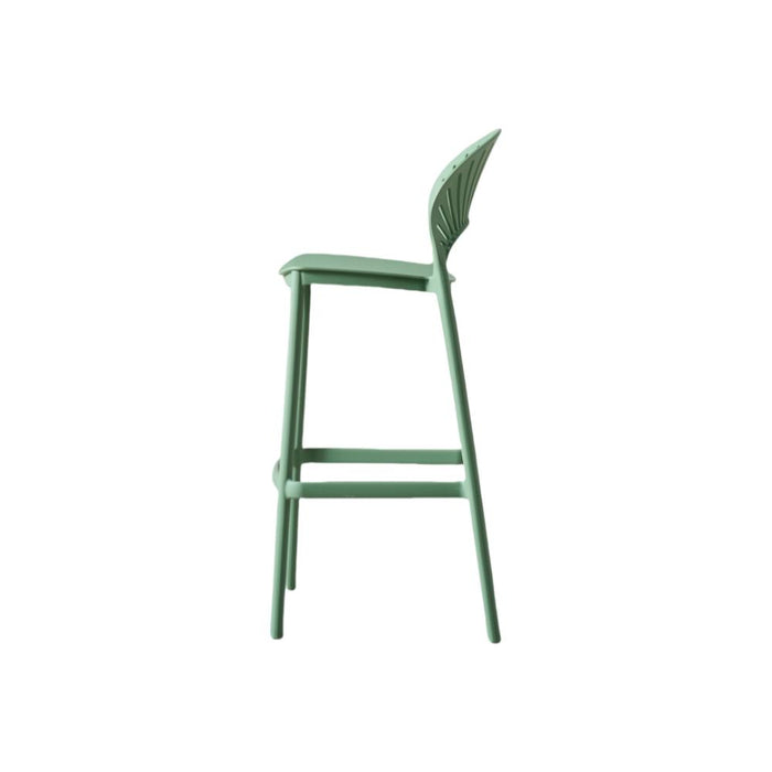 Silla para Bar Paraiso, Color Verde Olivo, Diseño moderno