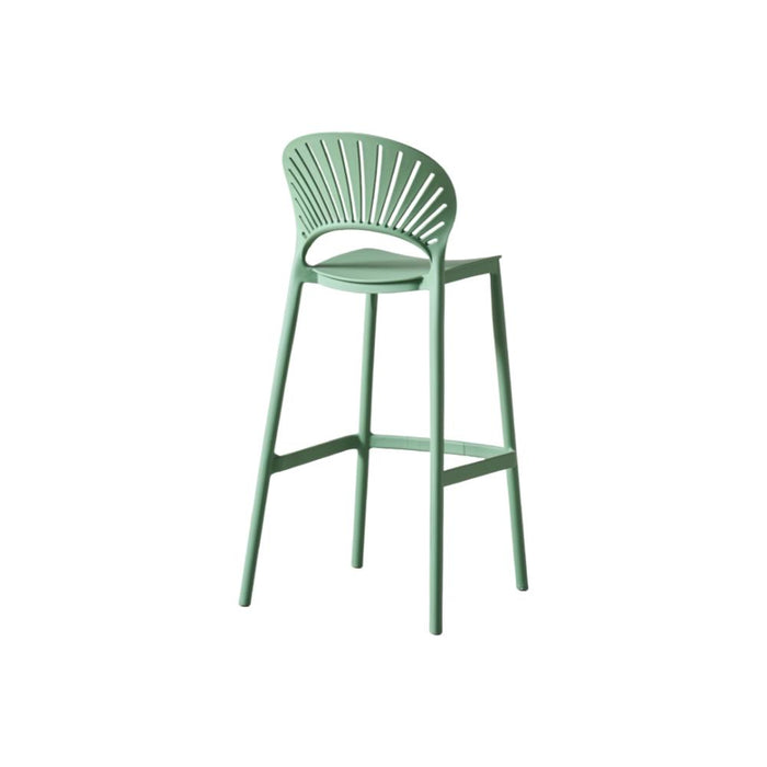 Silla para Bar Paraiso, Color Verde Olivo, Diseño moderno