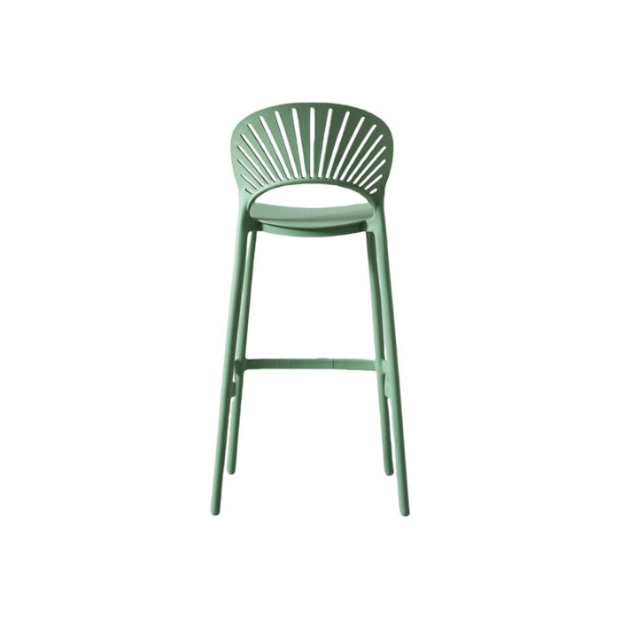 Silla para Bar Paraiso, Color Verde Olivo, Diseño moderno