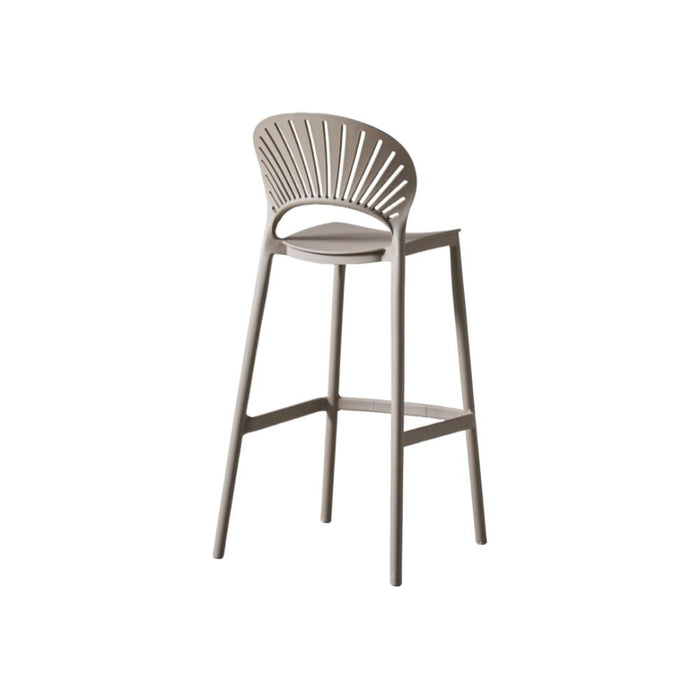 Silla para Bar Paraiso, Color Taupe, Diseño moderno