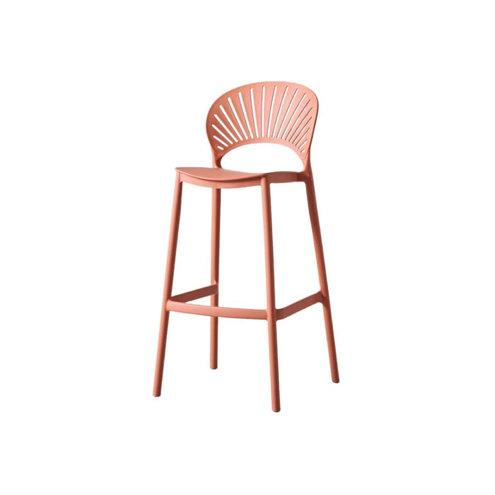 Silla para Bar Paraiso, Color Terracota, Diseño moderno