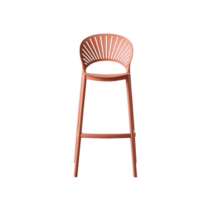 Silla para Bar Paraiso, Color Terracota, Diseño moderno